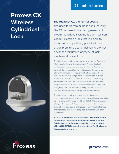 CX Cylindrical Lockset