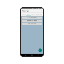 Proxess management phone application.